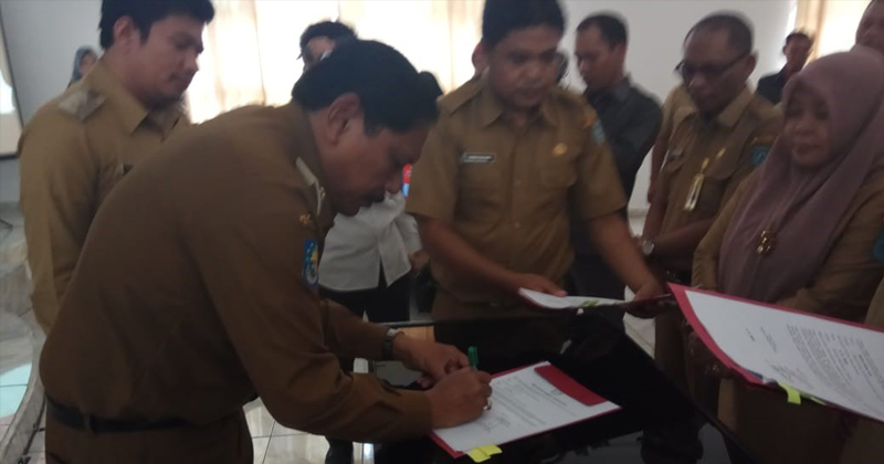 Disaksikan Kepala Bappeda Bengkulu Utara