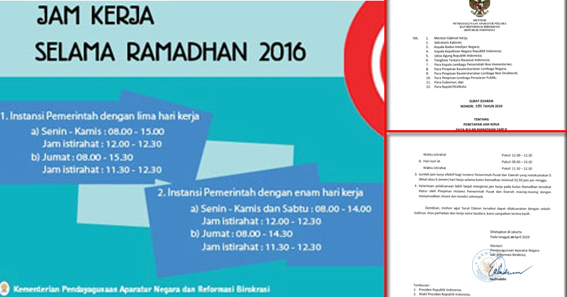 Surat Edaran Menpan RB