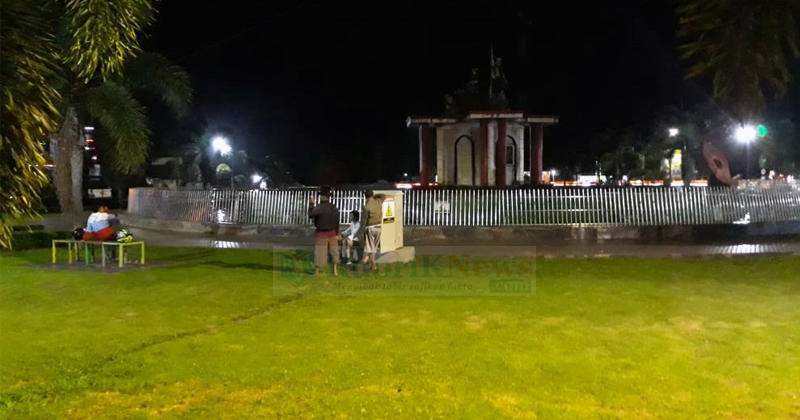 Air Mancur Bundaran Arga Makmur