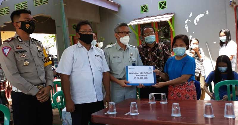 Jasa Raharja Bengkulu Santuni korban laka MD