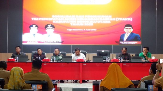 Rapat tim TPAKD BU dihadiri oleh anggota DPRD Bengkulu Utara