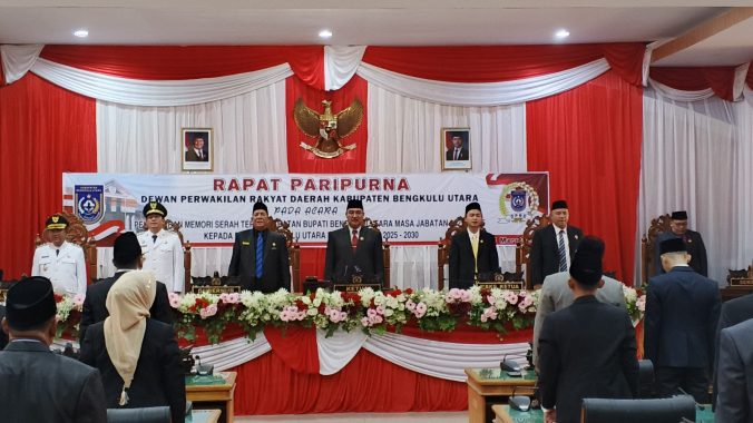 Bupati sampaikan pidato perdana pada paripurna DPRD BU
